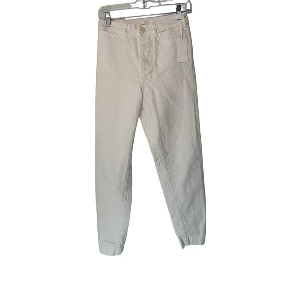 New with Tags Jesse Kamm Salt White High Rise Ranger Straight Leg Pant Size 4 - Picture 2 of 16